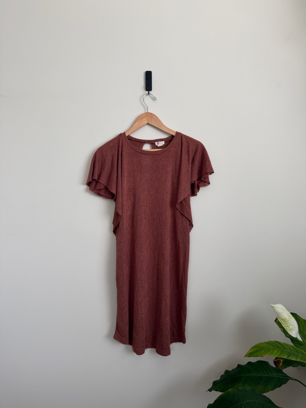 Billabong Ruffle Sleeve Dress Coverup